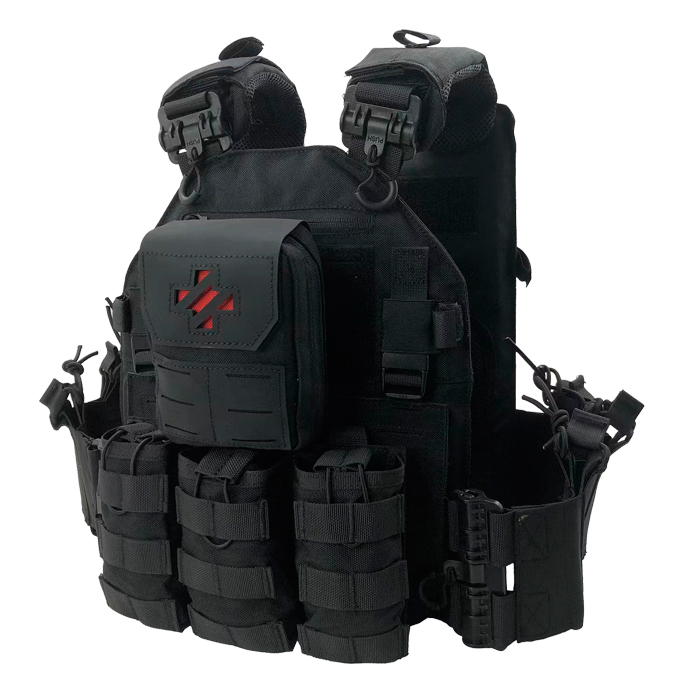 TacSpec Agile LCS QR Plate Carrier Vest w/ Pouches - Various